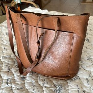 Madewell Brown Leather Crossbody Bag